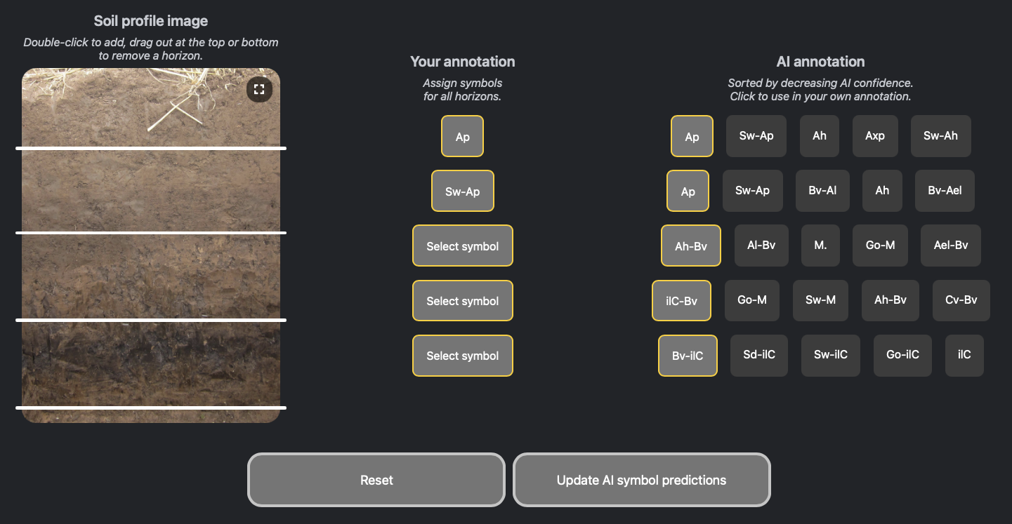 SoilNet Demo Screenshot